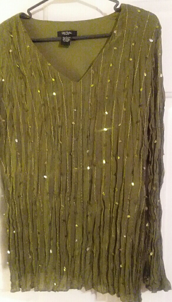 Bob Mackie Studio Sequined Top